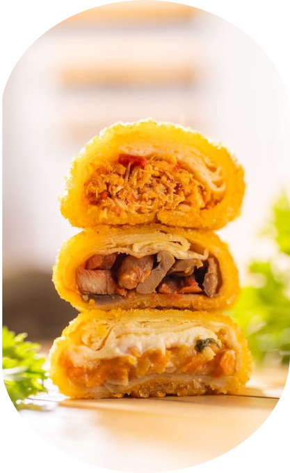 Free Happy multiethnic friends with burgers taking selfie near food truck Stock Photo